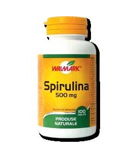 spirulina 500 mg, 30 tablete