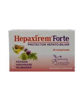 Hepaxirem Forte, 30 tablete imagine produs 2021 cufarulnaturii.ro