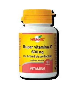 Super vitamina C 600 mg, 30 tablete