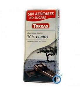 Ciocolata cu 72% cacao, 75 grame imagine produs 2021 cufarulnaturii.ro