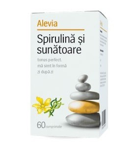 Spirulina & Sunatoare, 60 tablete