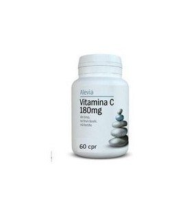 Vitamina C 180mg, 60 tablete imagine produs 2021 cufarulnaturii.ro