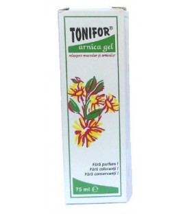 Tonifor - crema cu arnica, 75 ml imagine produs 2021 cufarulnaturii.ro