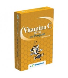 vitamina c junior 180 mg cu propolis, 20 tablete