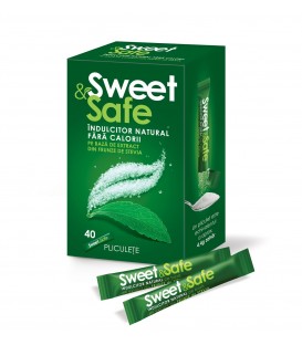 Stevia indulcitor natural Swet & Safe, 40 doze imagine produs 2021 cufarulnaturii.ro
