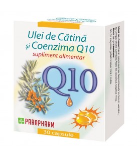 Ulei de catina + coenzima Q10, 30 capsule