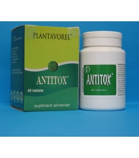 Antitox, 40 tablete imagine produs 2021 cufarulnaturii.ro