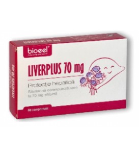 Liverplus 70 mg, 80 tablete imagine produs 2021 cufarulnaturii.ro