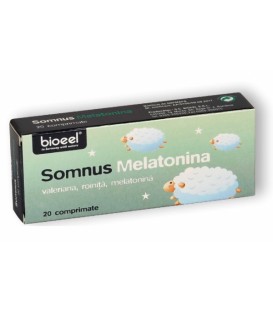 Somnus Melatonina, 20 tablete imagine produs 2021 cufarulnaturii.ro