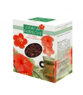 Ceai de Hibiscus, 75 grame imagine produs 2021 cufarulnaturii.ro