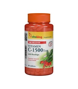 Vitamina C 1000 mg cu absorbtie lenta, 60 tablete