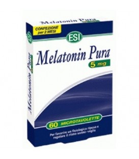 Melatonina pura 5 mg, 60 tablete imagine produs 2021 cufarulnaturii.ro
