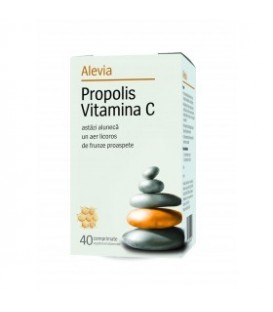 Propolis cu Vitamina C, 40 capsule masticabile