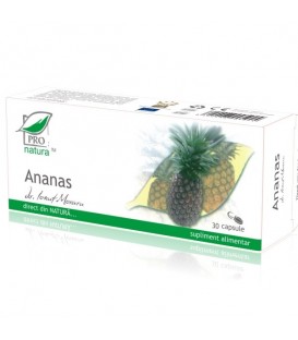Ananas, 30 capsule imagine produs 2021 cufarulnaturii.ro