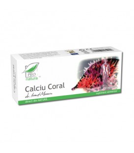 Calciu Coral, 30 capsule imagine produs 2021 cufarulnaturii.ro