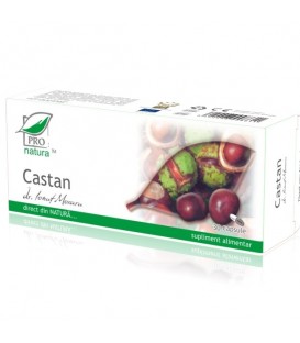 Castan, 30 capsule imagine produs 2021 cufarulnaturii.ro