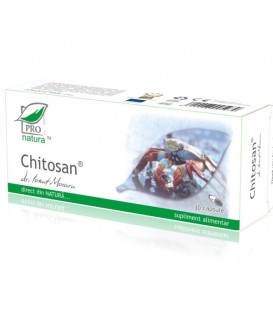 Chitosan, 30 capsule imagine produs 2021 cufarulnaturii.ro