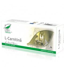 Lâˆ’Carnitina, 30 capsule