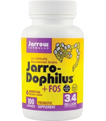 Jarroâˆ’Dophilus + FOS, 100 capsule