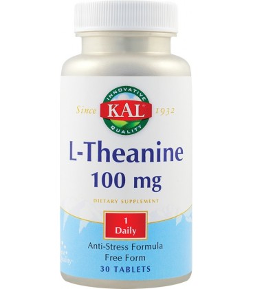 Lâˆ’Theanine, 30 tablete