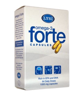 Omega-3 Forte, 64 capsule
