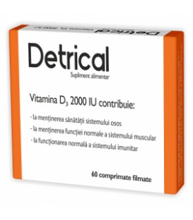 Detrical D3 2000 IU, 60 comprimate