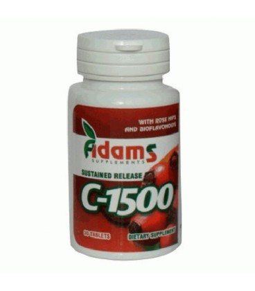 Vitamina C 1500 mg cu macese, 30 tablete