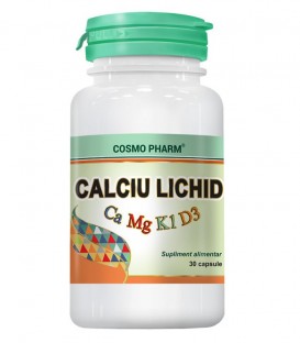 Calciu lichid, 30 capsule