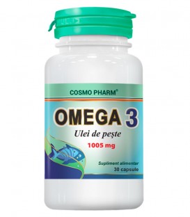 Omega 3 – Ulei de peste 1005 mg, 30 capsule