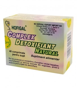 Complex detoxifiant natural, 40 comprimate