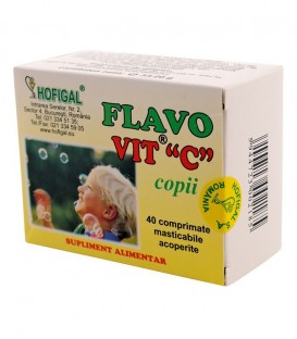 Flavovit C - copii, 40 comprimate