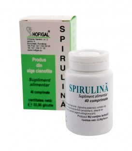 Spirulina 200 mg, 40 comprimate