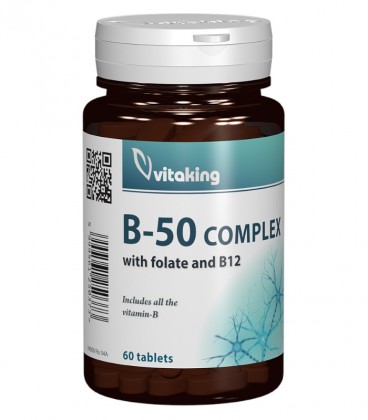 B-50 Complex cu folat si B12, 60 comprimate