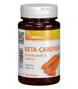Beta-Carotene (provitamin A) 25000 UI, 100 capsule