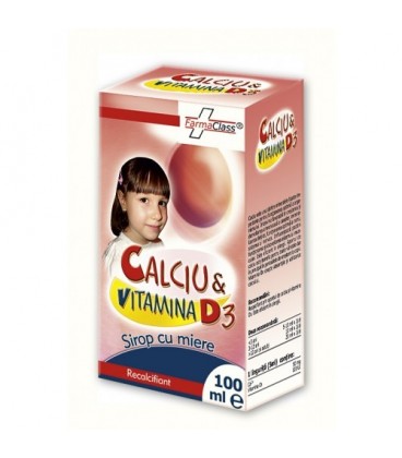 Calciu Vitamina D3 - Sirop, 100 ml