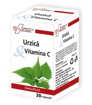 Urzica Vitamina C, 30 capsule
