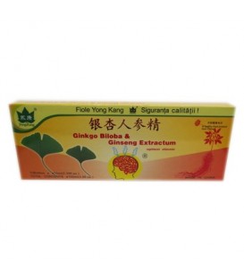 Ginkgo biloba & Ginseng extractum, 10 fiole x 10 ml