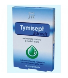 Tymisept , 12 comprimate