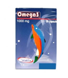 Omega 3 ulei de peste 1000 mg, 30 capsule