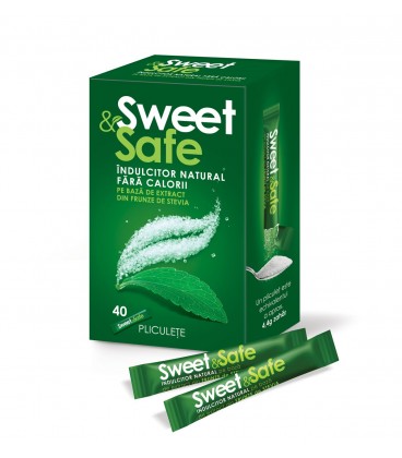 Stevia indulcitor Swet&Safe, 40 doze