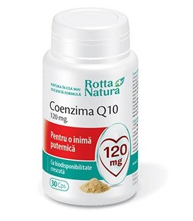 Coenzima Q10, 120 mg x 30 capsule