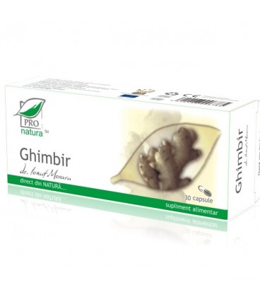 Ghimbir, 30 capsule